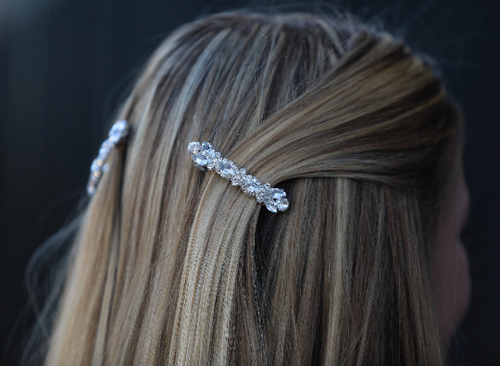 Gabriella Rhinestone Hair Clip Set