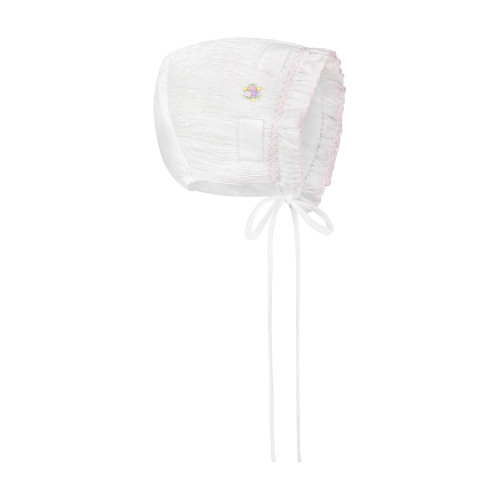 Secret Garden Bonnet - White