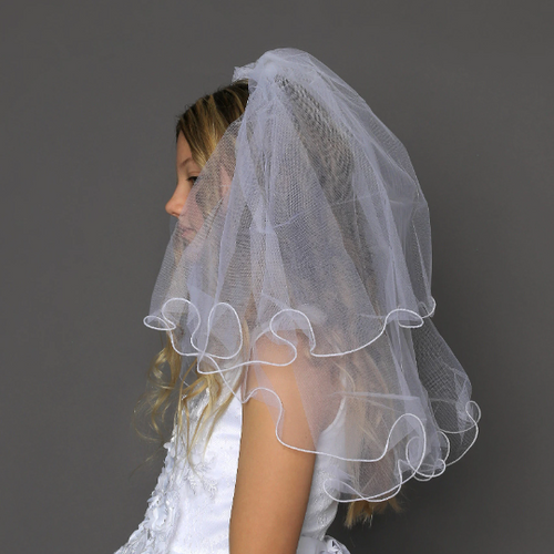 Cross First Communion Veil