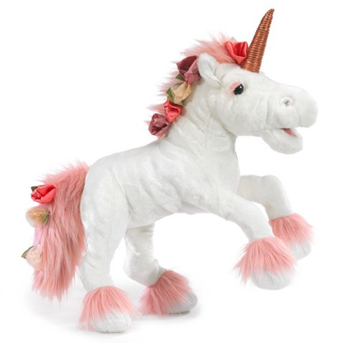 Music Box Unicorn Hand Puppet