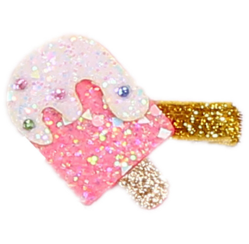 Ice Cream Glitter Hair Clip