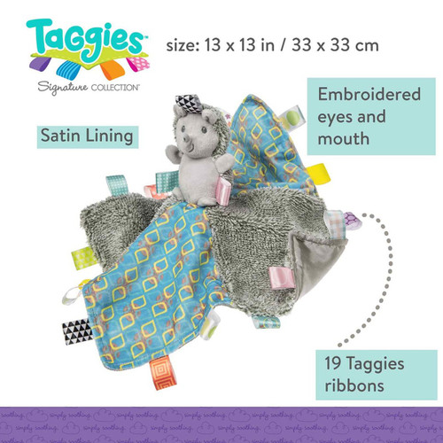 Taggies Heather Hedgehog Character Blanket