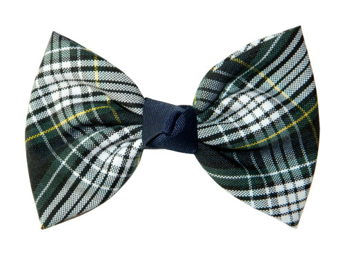 Forest, Navy, White & Yellow Plaid Kennedy Hair Bow