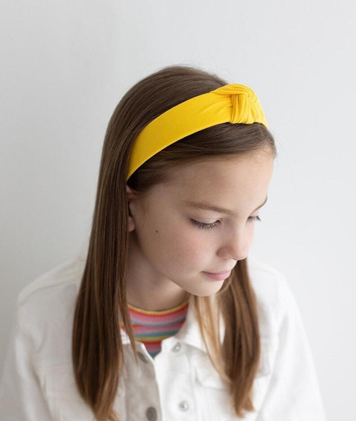 Burgundy Top Knot Headband
