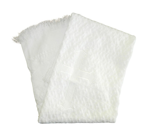 Cross Christening Blanket Cross Christening Blanket