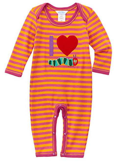 Pink Caterpillar Stripe Romper