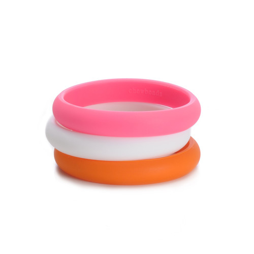 Creamsicle Skinny Charles Teething Bracelets