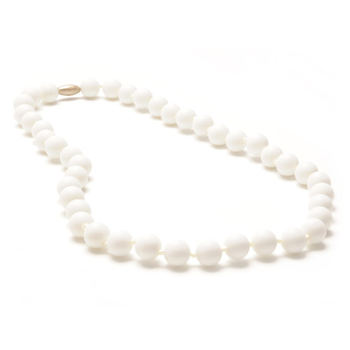 White Jane Teething Necklace