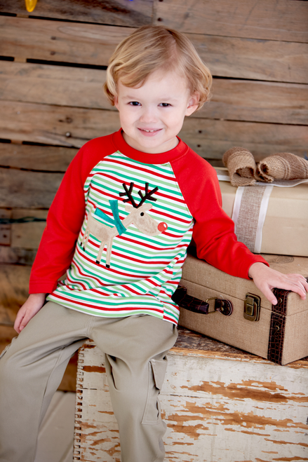 Boy's Infant Reindeer Pant Set