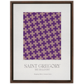 Saint Gregory Vestment Series - Framed Traditional Stretched Canvas