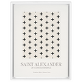 Saint Alexander Vestment Series - Framed Traditional Stretched Canvas
