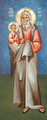 A traditional and beautiful icon of Righteous Symeon the God Receiver.