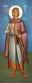 A traditional and beautiful icon of Saint Bacchus.