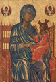 Icon of the Theotokos Enthroned - "Kahn Madonna" - Constantinople 13th c. - 00MTC014