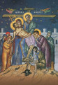 A beautiful icon of the Descent from the cross.