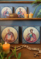 Our gorgeous four Evangelists Icon Set.