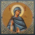 A traditional and beautiful icon of Saint 
Macrina the Younger.