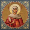 A traditional and beautiful icon of Saint of Tatiana of Rome