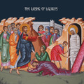 A traditional and beautiful icon of The Raising of Lazarus.