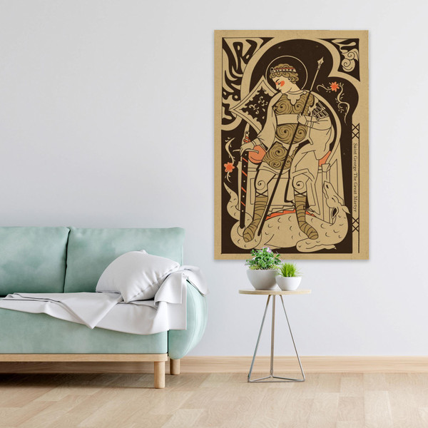 Saint George The Great Martyr Poster