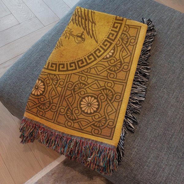 Double Headed Byzantine Eagle - Woven Blankets