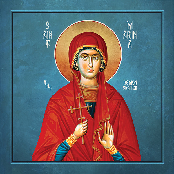 Icon of St. Marina the Demon Slayer 21st c. - 00STMD02