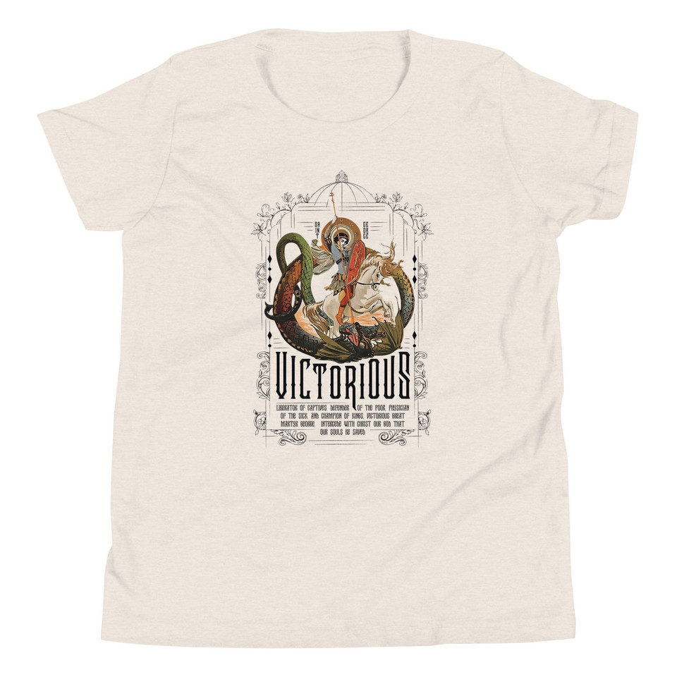 Saint George Victorious - T-shirt (Front Print) - (Youth Sizes)