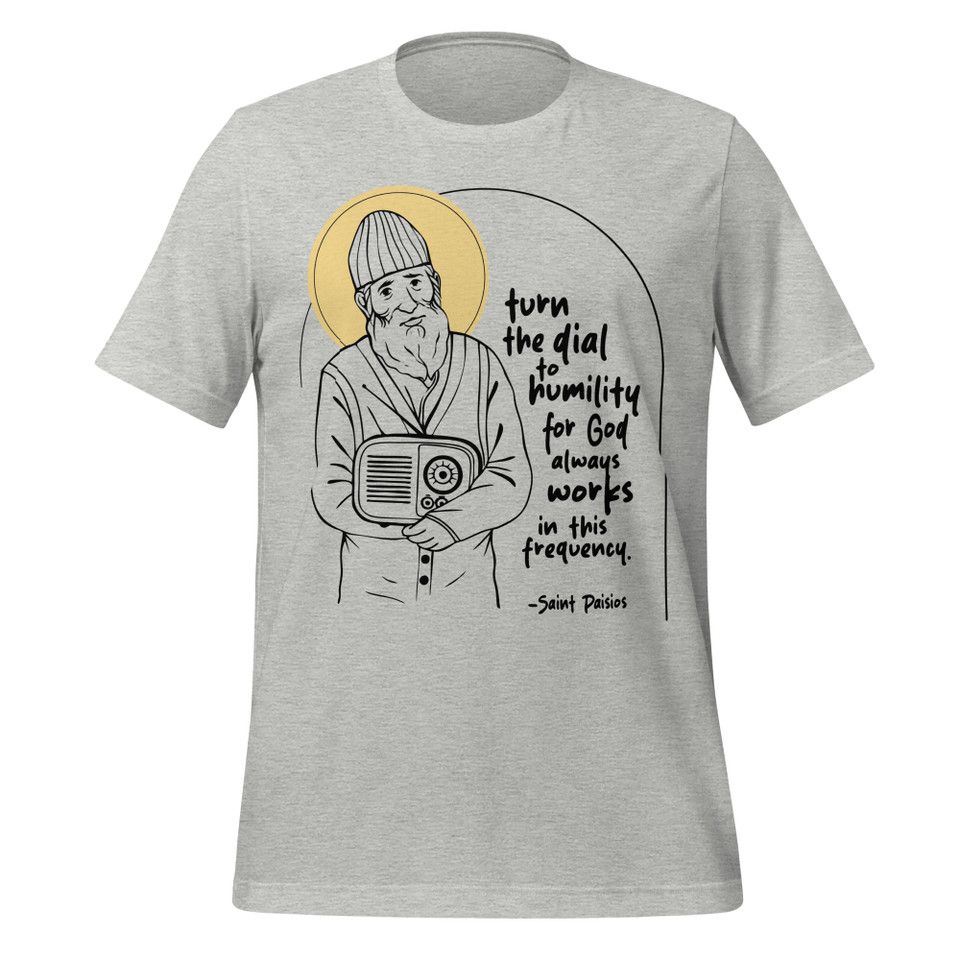 The Saint Paisios "Turn The Dial to Humilty" - T-Shirt
