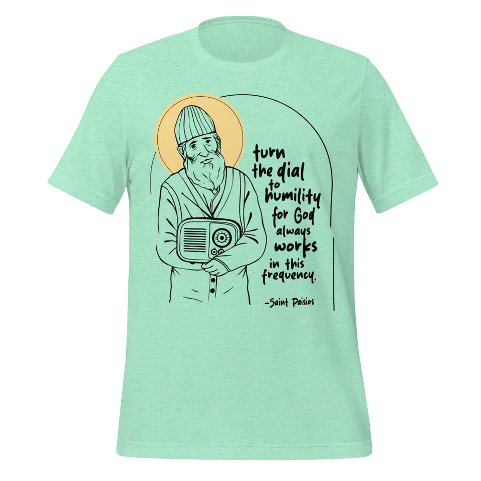 The Saint Paisios "Turn The Dial to Humilty" - T-Shirt