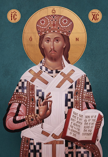 A beautiful icon of Christ the High Priest.