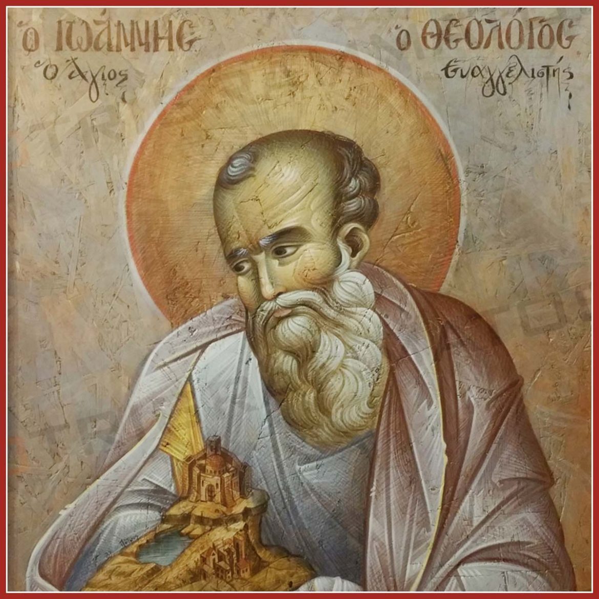 Saint John_Macedonian Style Portable Icon