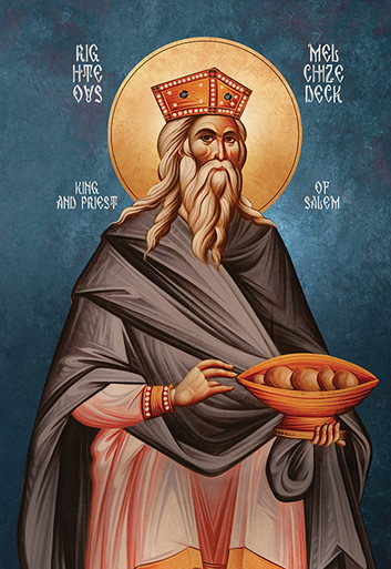 Icon of Righteous Melchizedek 21st c.-(Bust) - 00RIME02