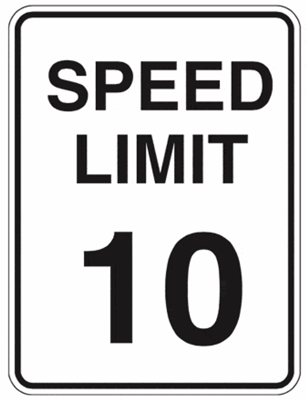 speed limit sign