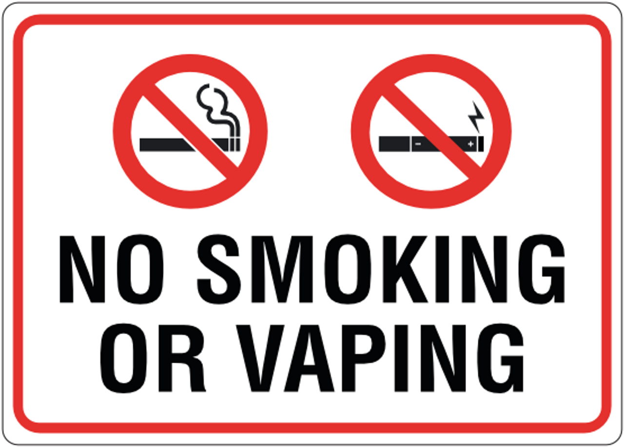 No Smoking Or Vaping Symbol