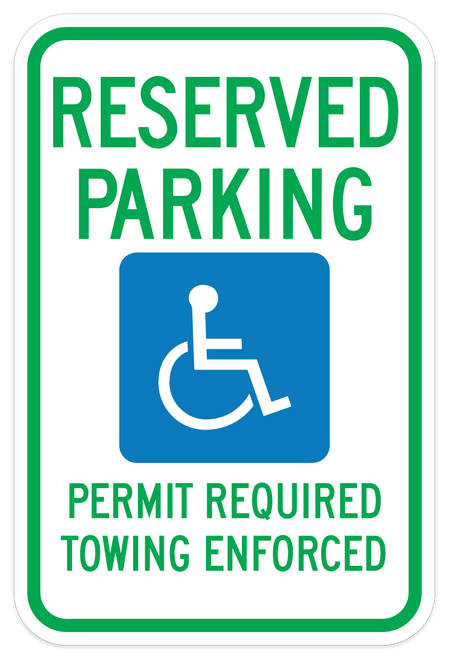 Arkansas Handicap Parking Sign