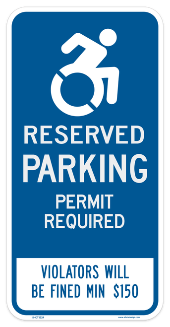 Connecticut Handicap Parking Sign