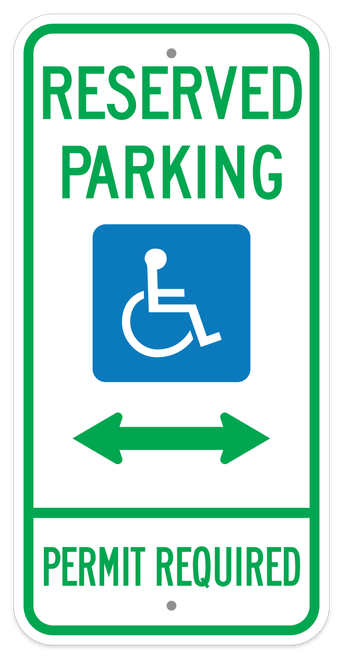 Delaware Handicap Parking Sign