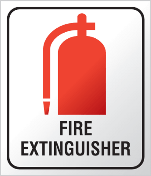 Fire Extinguisher - Plexi Sign