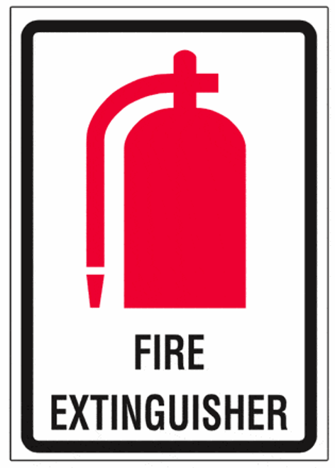 Fire Extinguisher Sticker