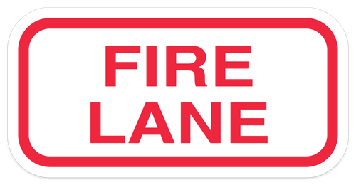 Fire Lane Sign