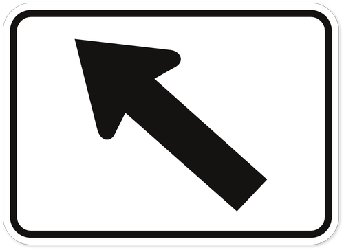 Directional Arrow Diagonal Left