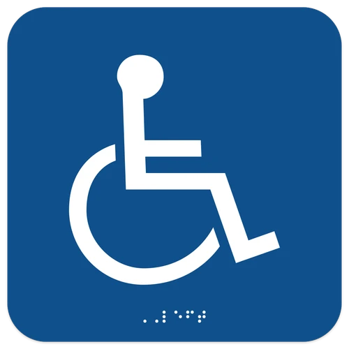 Handicapped Symbol - Braille
