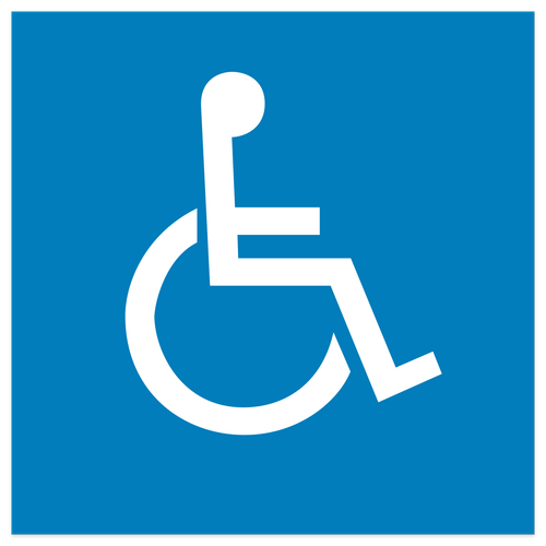 Handicap Sticker