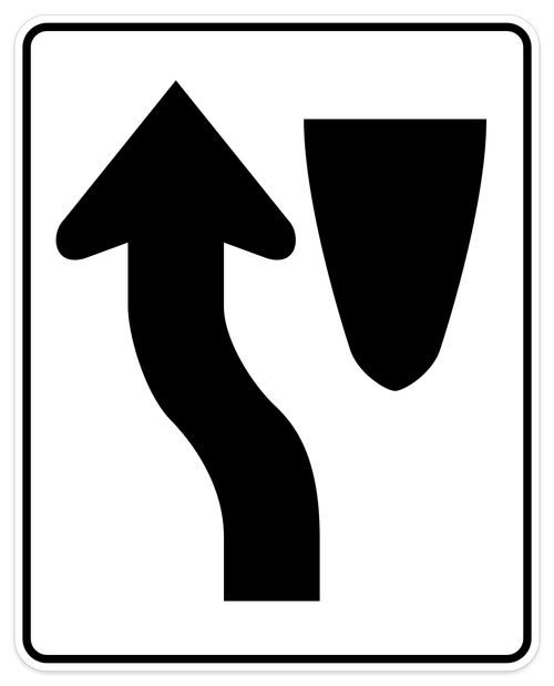 Keep Left Symbol