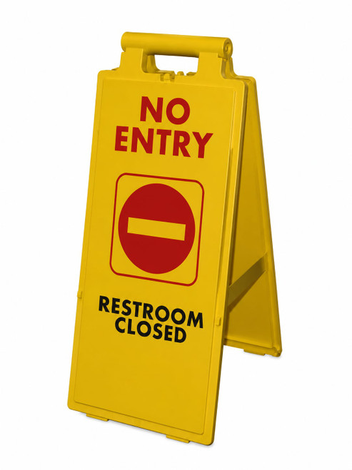No Entry, Restroom Closed