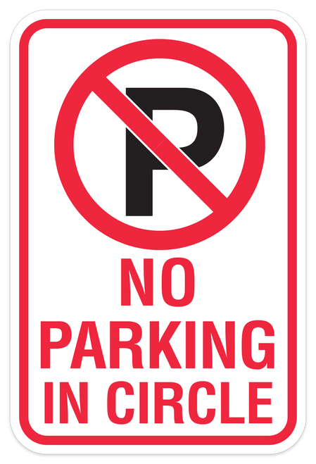 No Parking in Circle