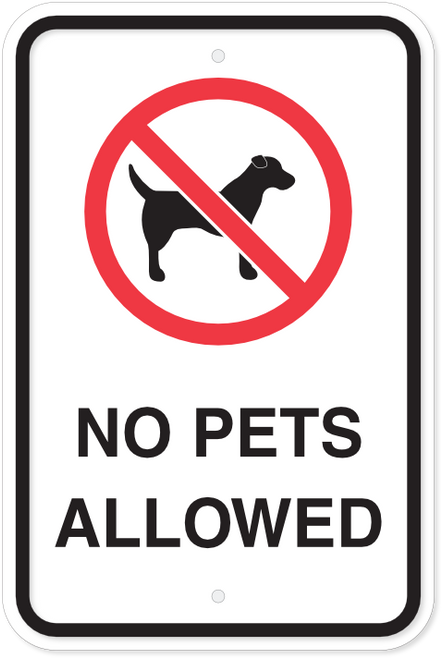 No Pets Allowed