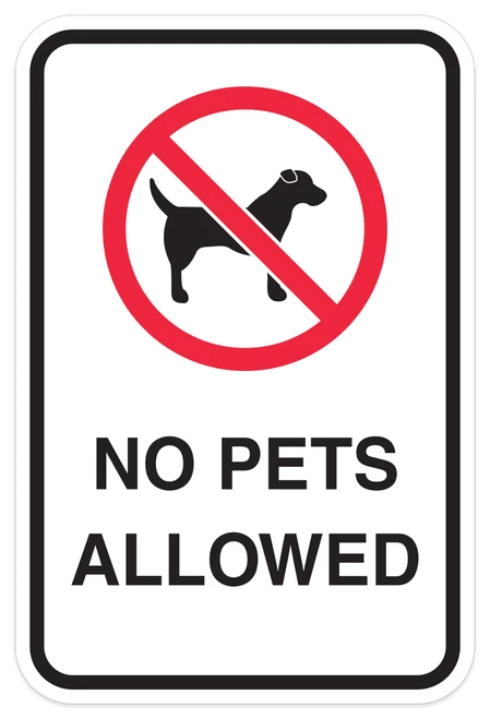 No Pets Allowed