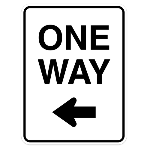 One Way - Left