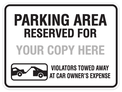 Parking Area Reserved - Custom